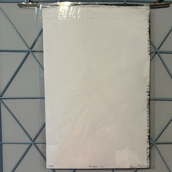 Black & White Lithograph 11x17 Mountain Lion 3/300 - Picture 6 of 11